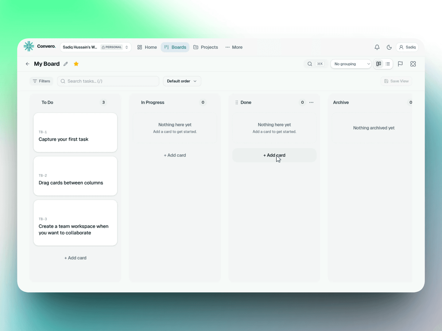 Convero - simple Kanban boards for management image 4