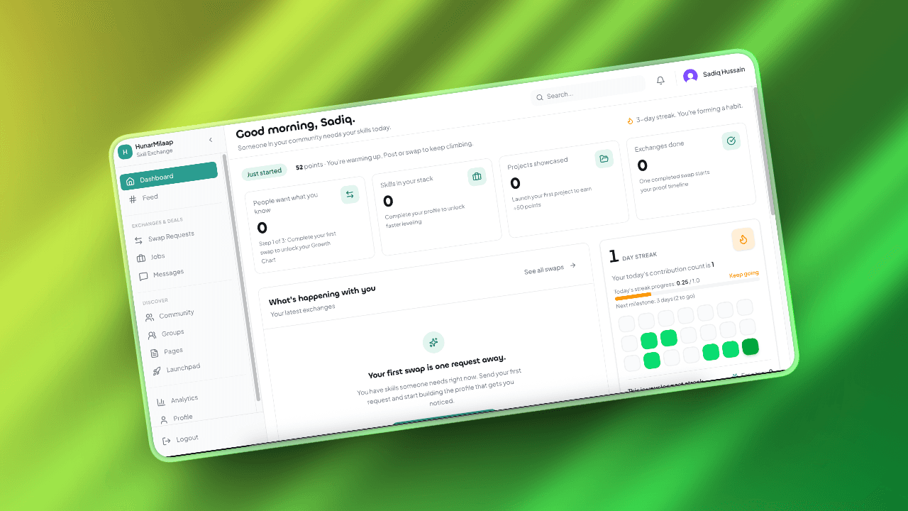 HunarMilaap - Skill Exchange Platform image 3