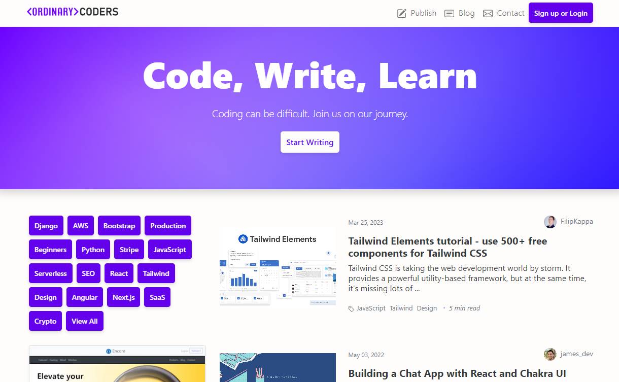 Ordinary Coders