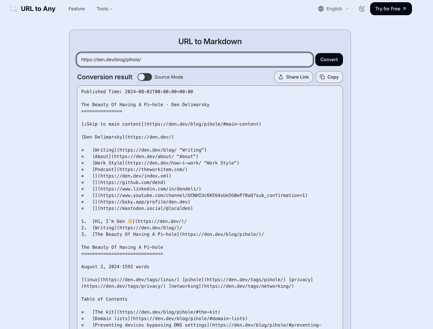 URL to Any image 2