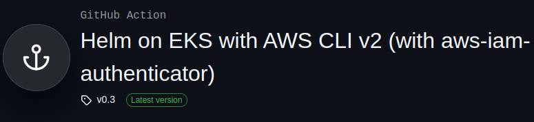 Helm on EKS with AWS CLI v2 (with aws-iam-authenticator)