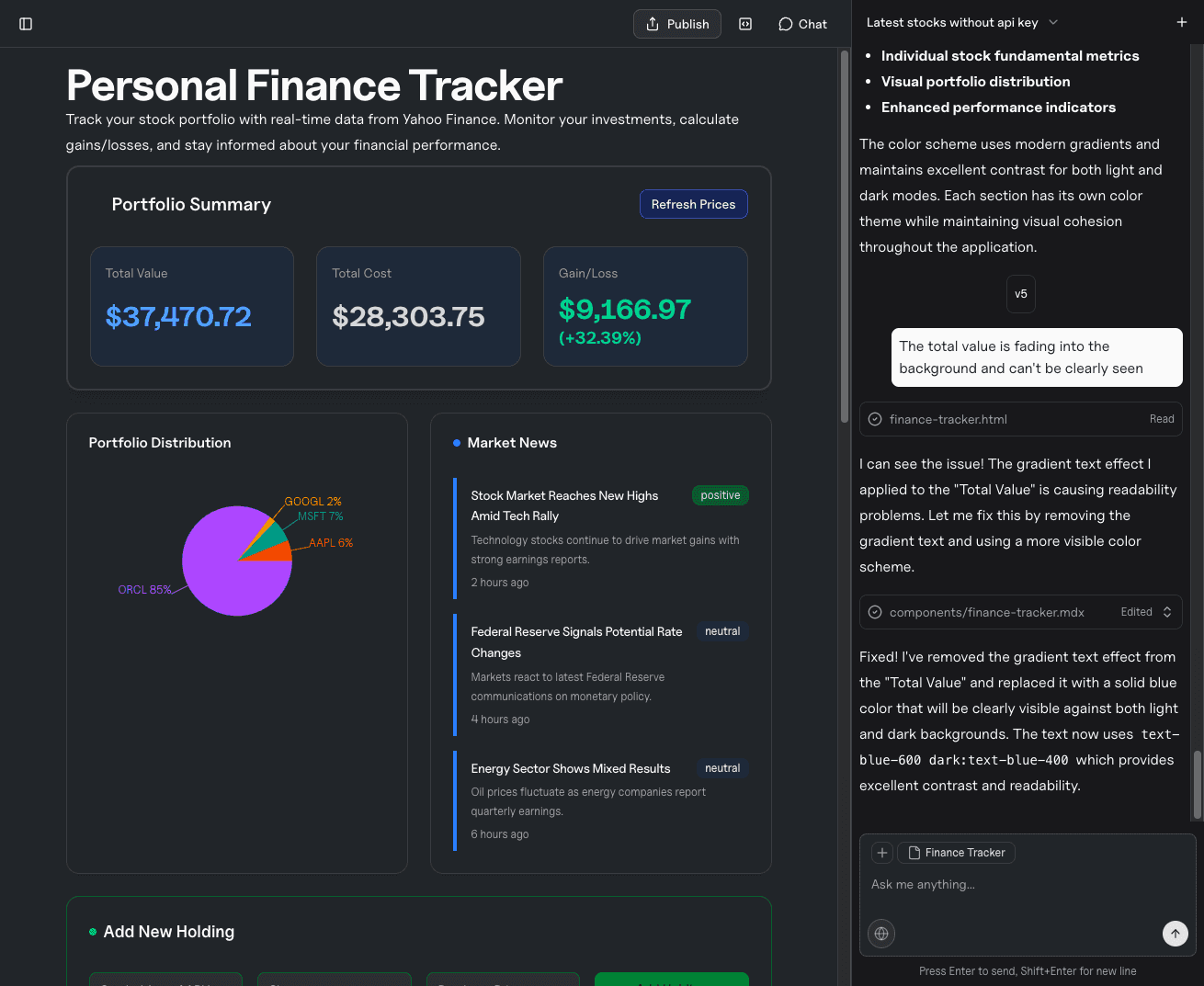 Davia Workspace image 4