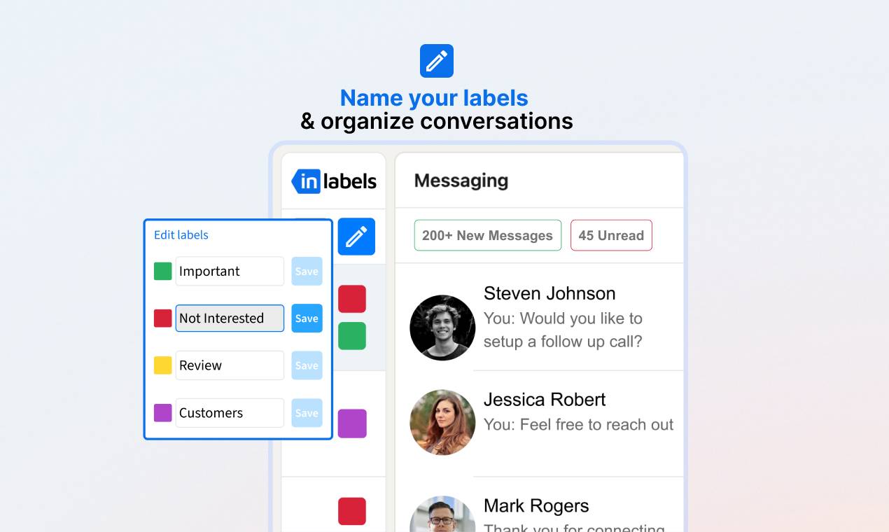 InLabels: Labels for LinkedIn image 3