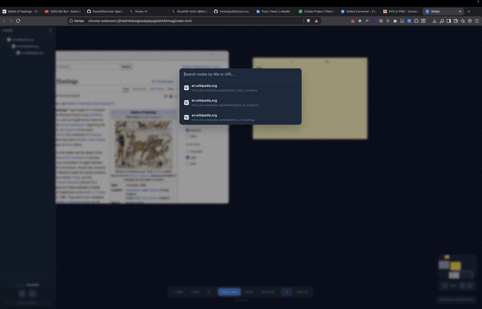 Vortex: Spatial browser extension image 4