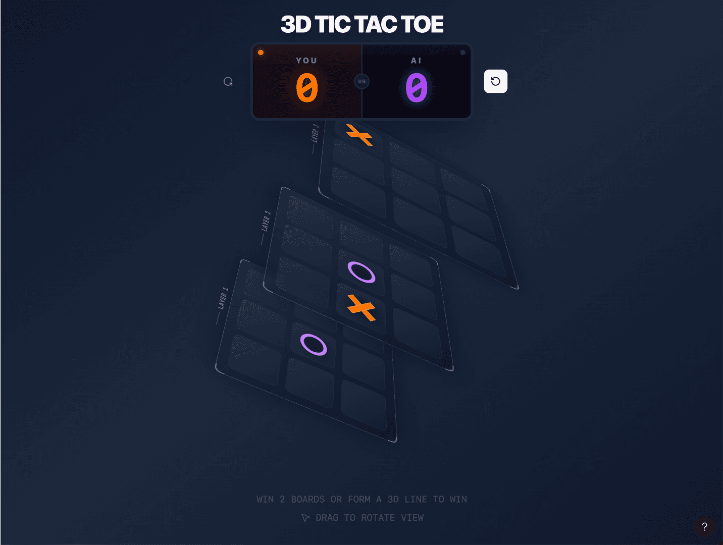 3D Tic Tac Toe image 2