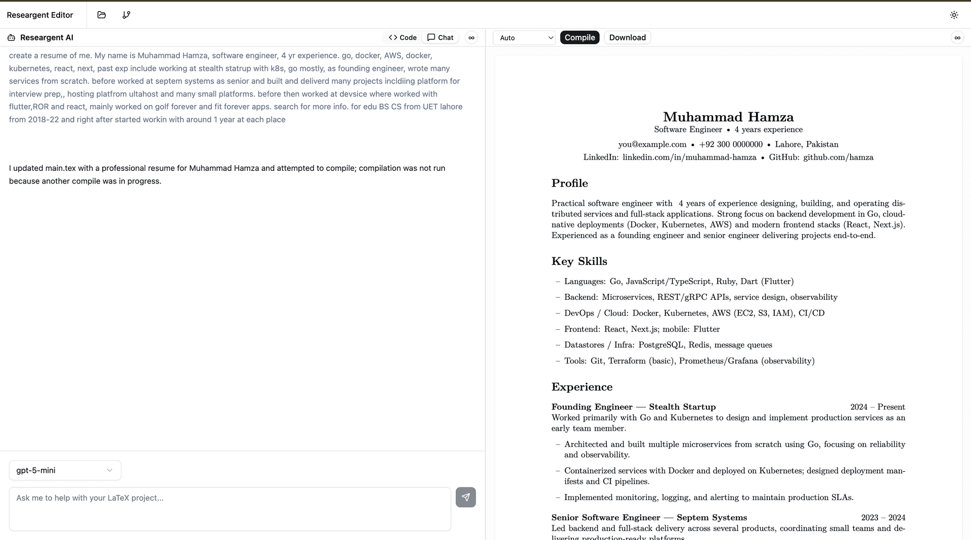Researgent - AI powered editor for documents image 3