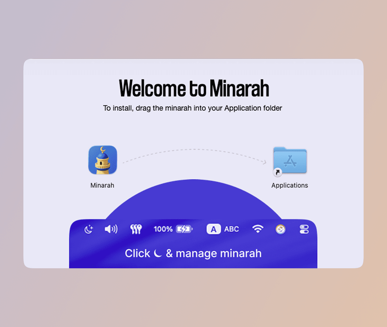 Minarah - Full Screen Prayer Reminder App image 3
