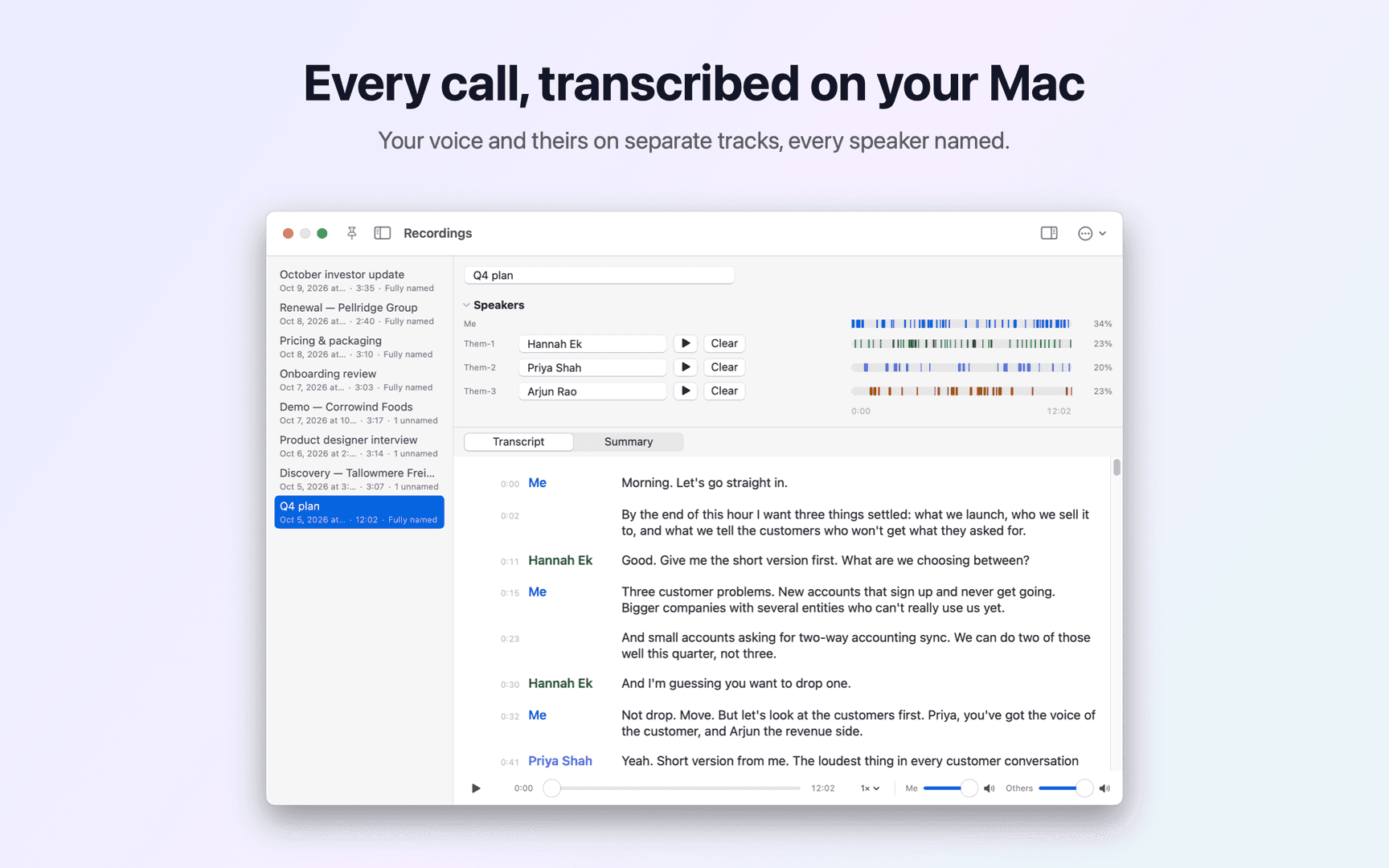 Record & Transcribe Calls on Mac | echo99 image 2