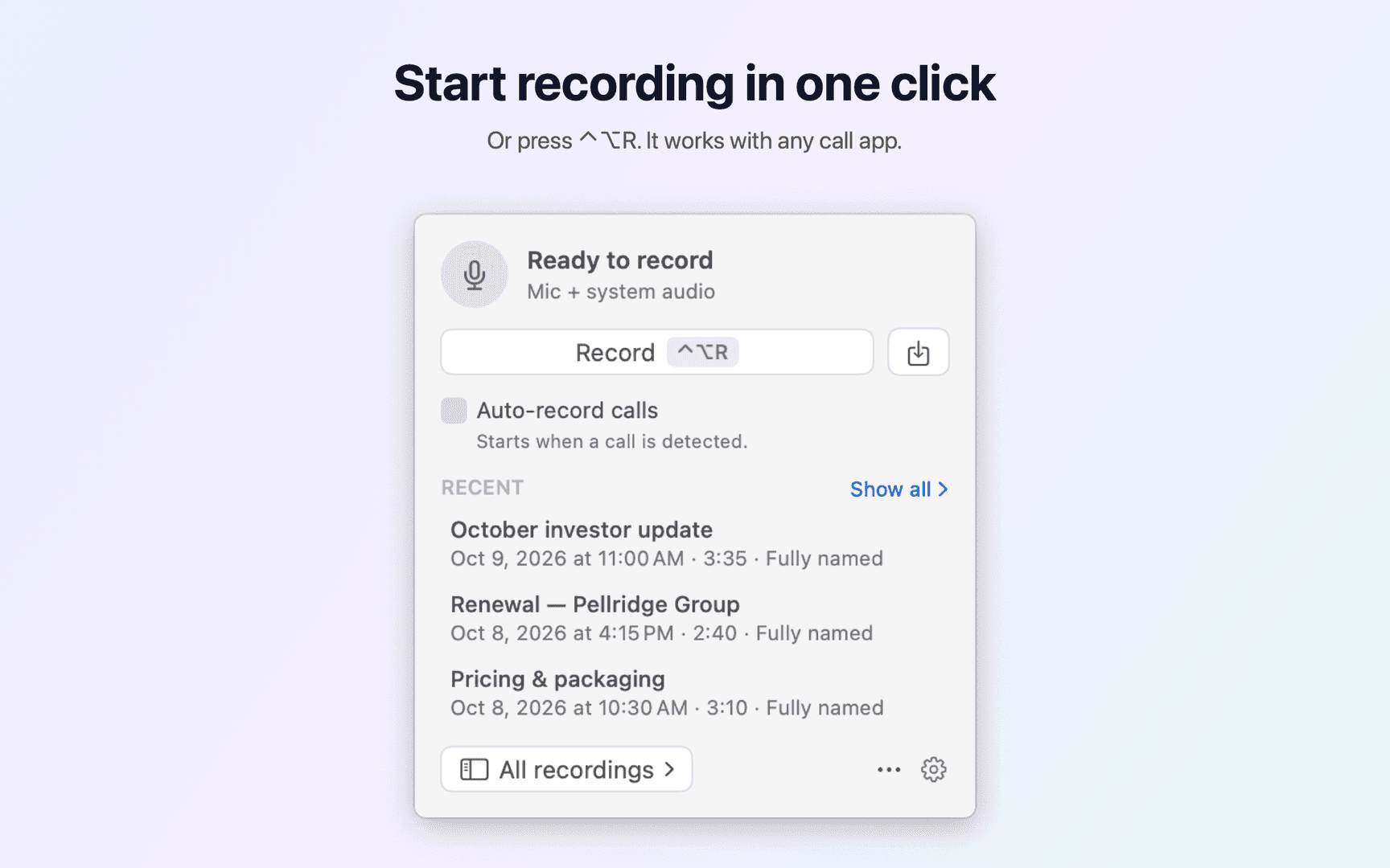 Record & Transcribe Calls on Mac | echo99 image 4