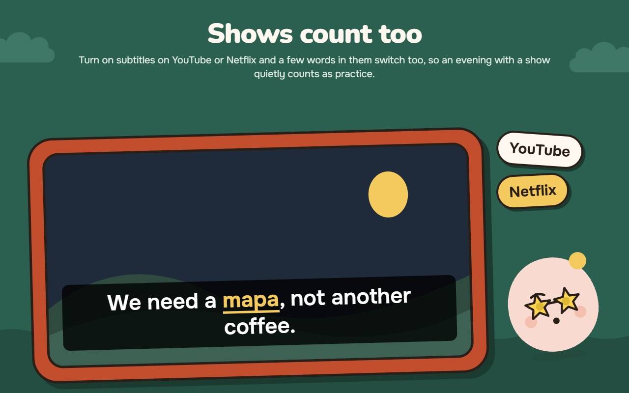 NativeLingo: learn a language on the pages image 3