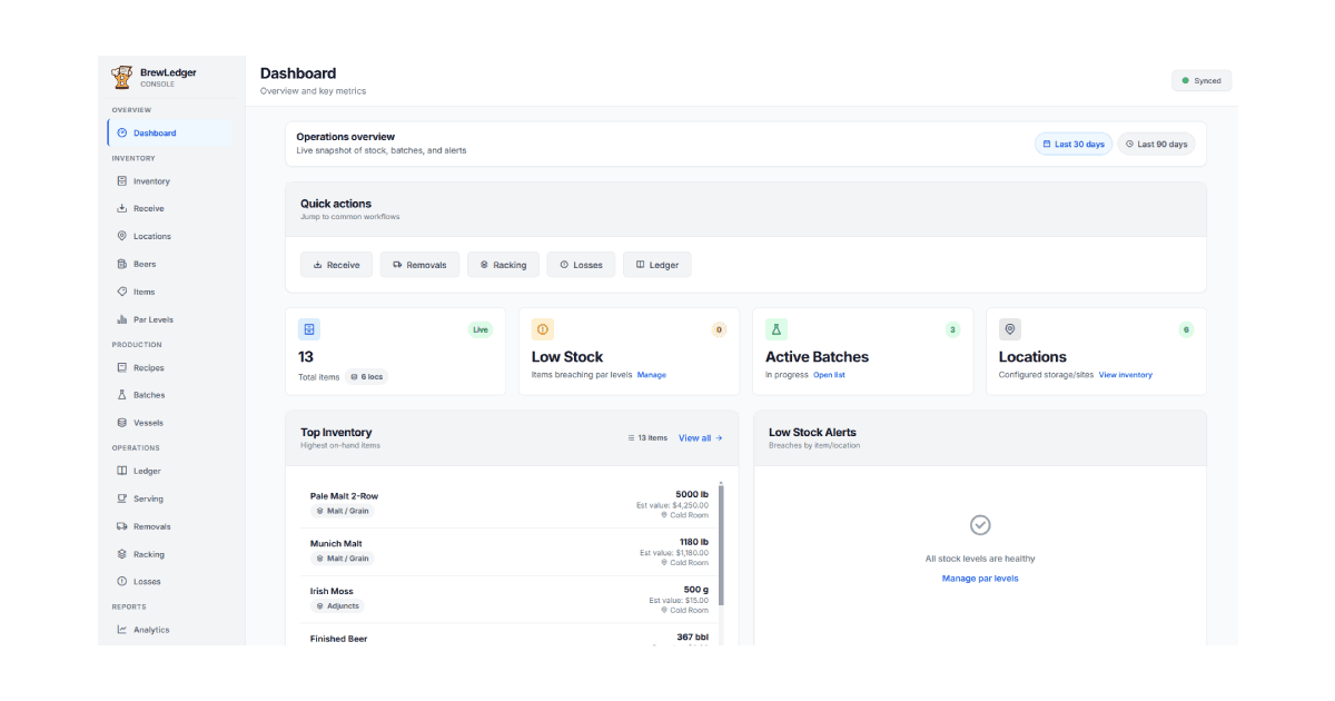 BrewLedger - Brewery Operations image 2