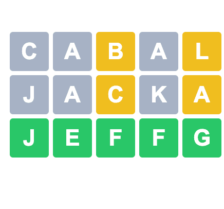 Jeffgoldblumle - the Word Game Online