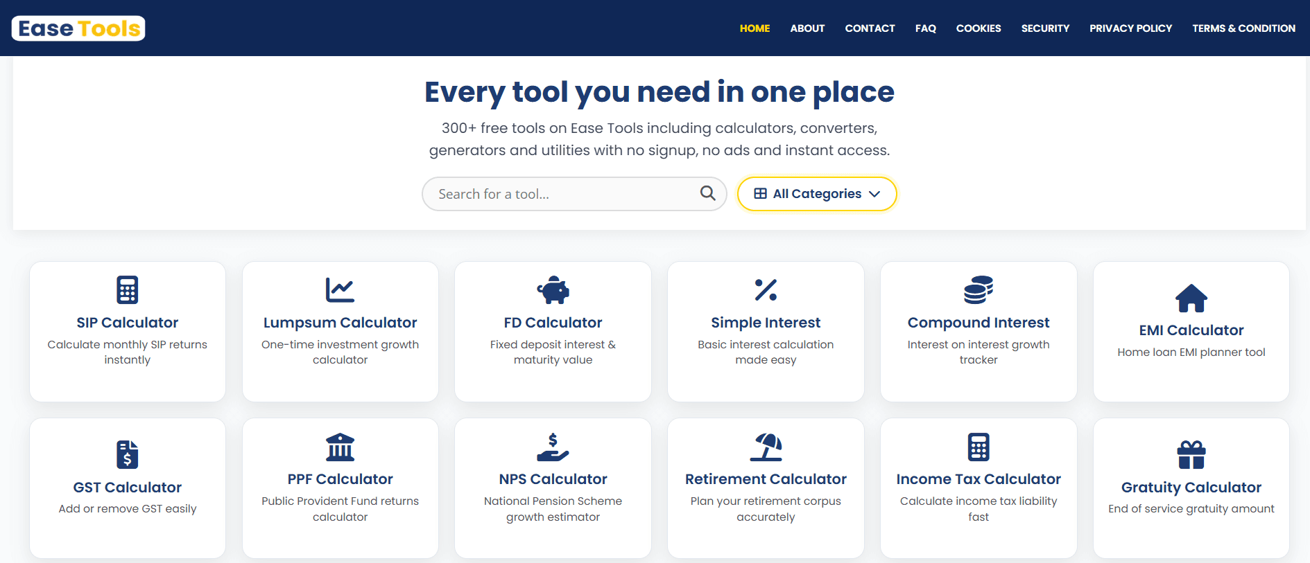 Ease Tools | Free Online Tools image 1
