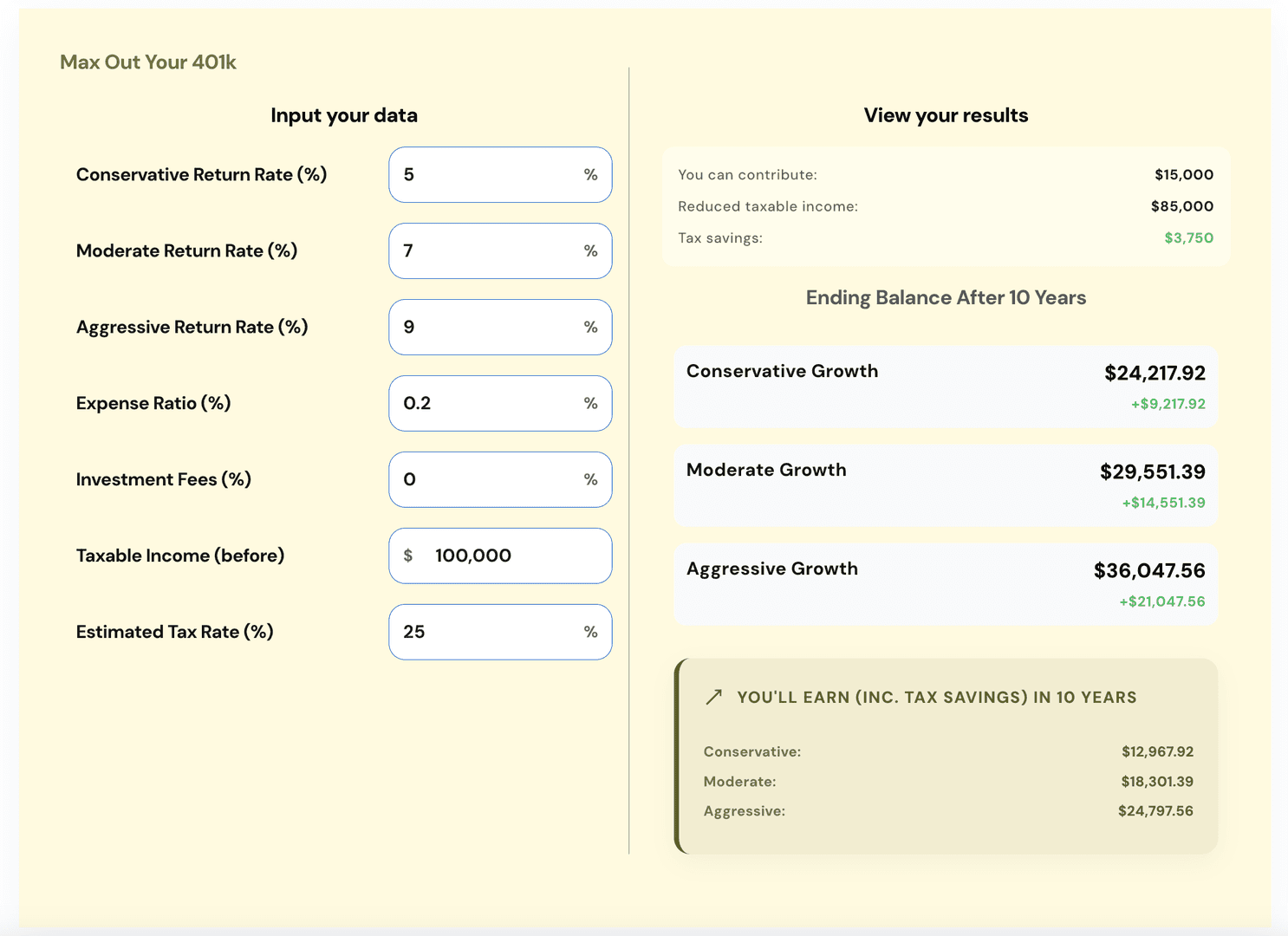 Pay off debt or invest Calculator image 1