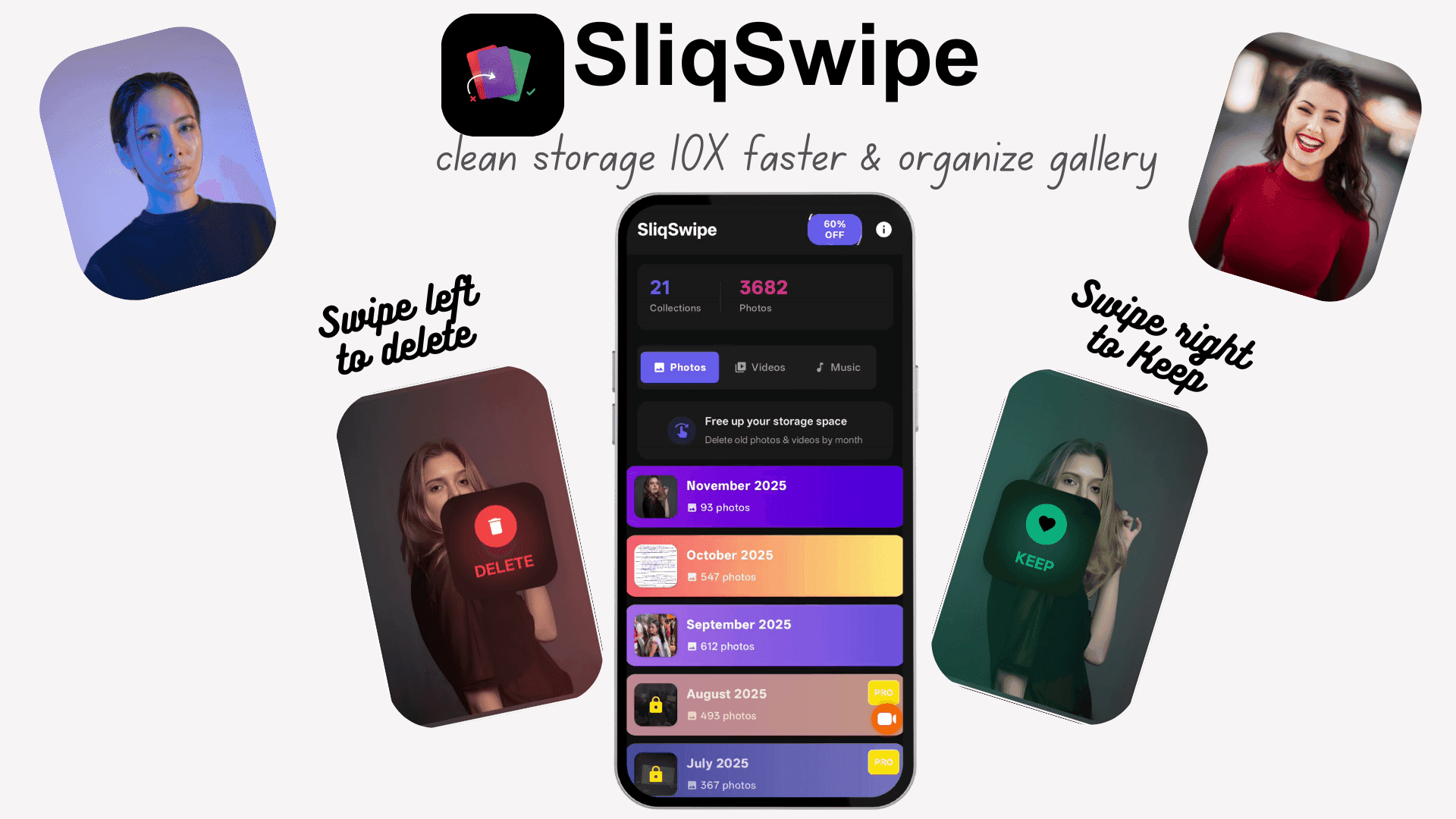 SliqSwipe - Tinder for Storage Issue image 1