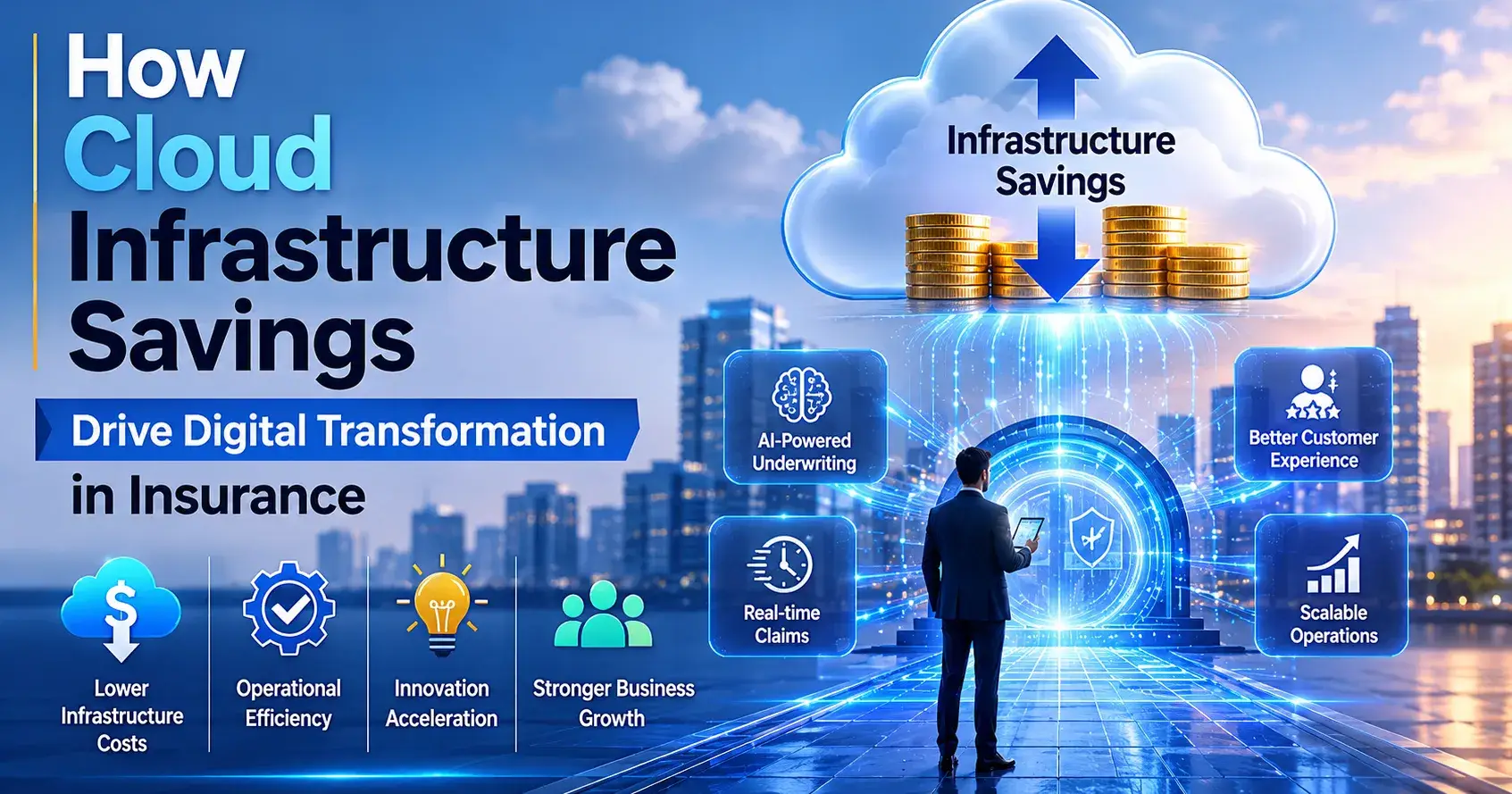 How Cloud Infrastructure Savings Drive Digital Transformation in Insurance