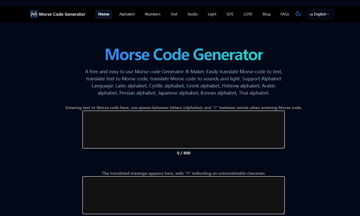 Morse Code Generator image 1