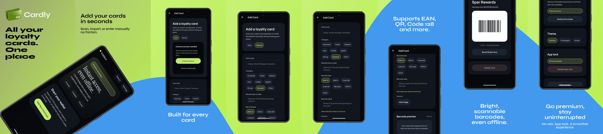Loyalty Card Wallet : Cardly (android) image 1