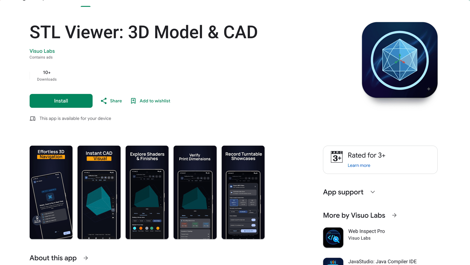 STL Viewer: 3D Model & CAD image 1