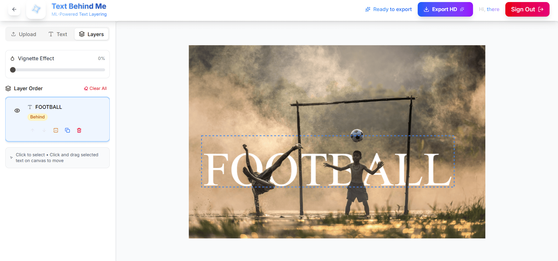 Text Behind Me image 3