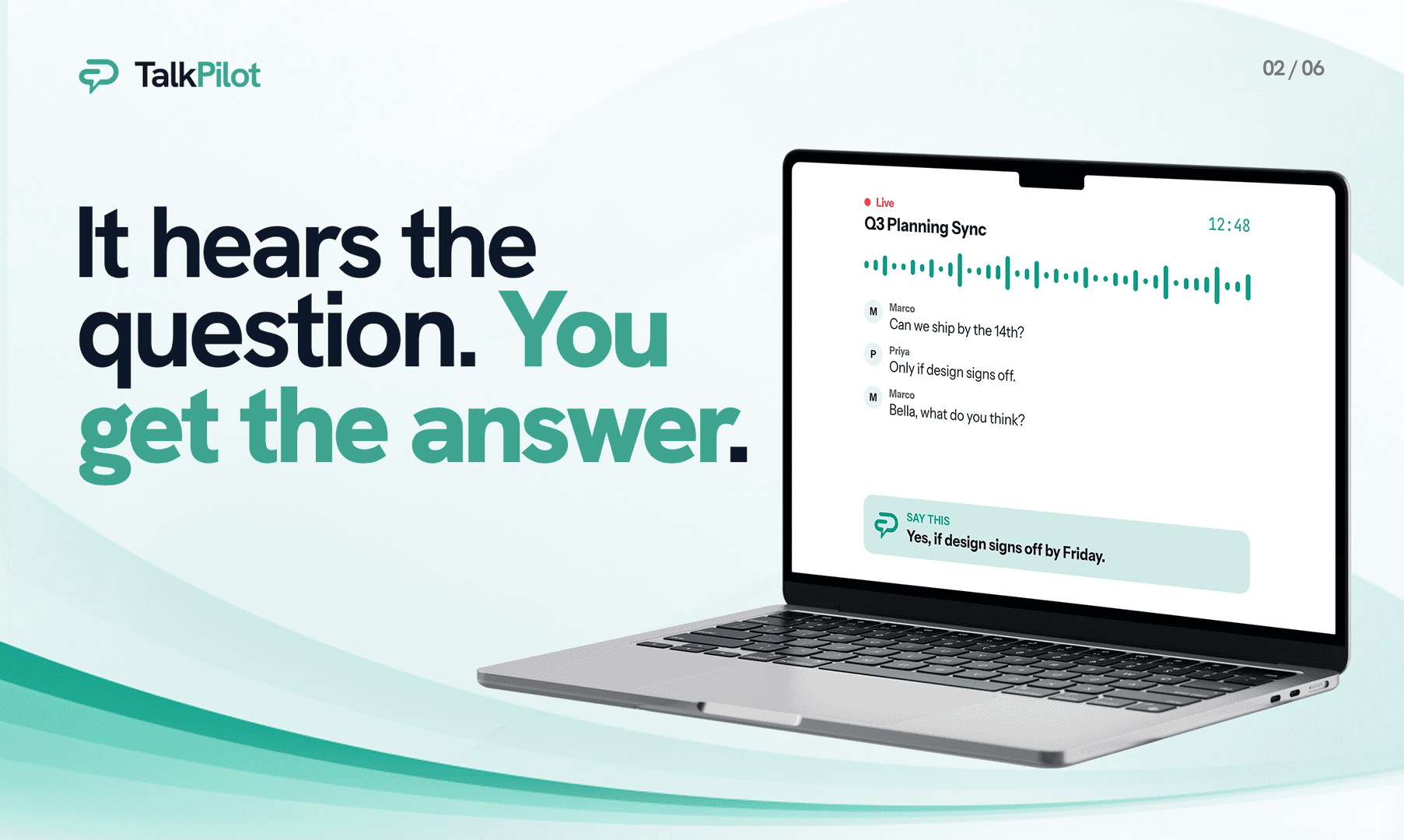 AI That Tells You What to Say, Live image 2