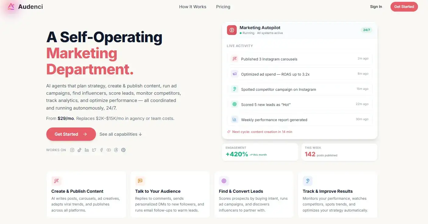 Why We Rebuilt Audenci: From AI Agents to a Self-Operating Marketing System