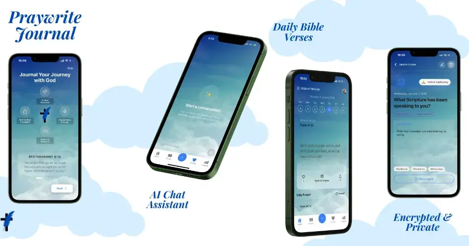 Deepen Your Faith Journey with PrayWrite Journal – The Christian AI Journaling App You've Been Praying For 🙏✨