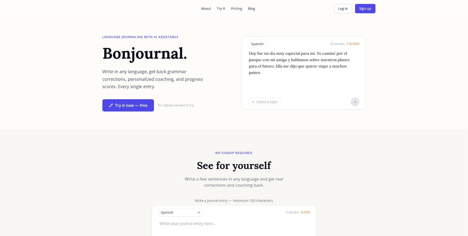 Bonjournal image 1