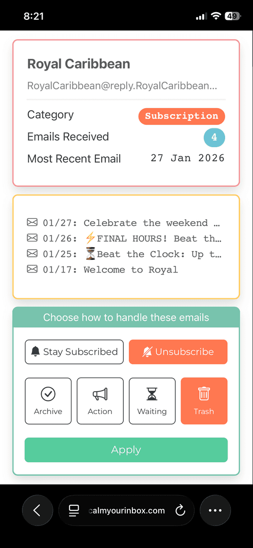 Calm Your Inbox image 1