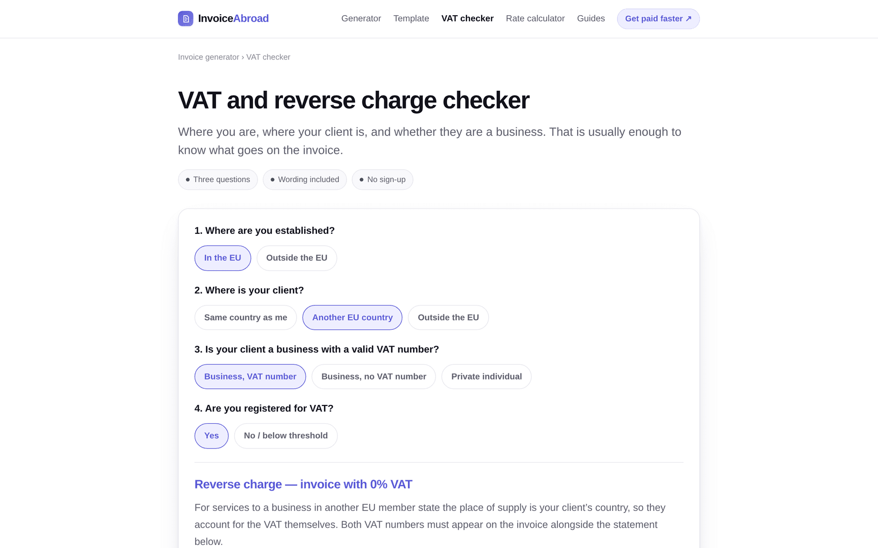 Free Invoice Generator — No Sign-Up image 2