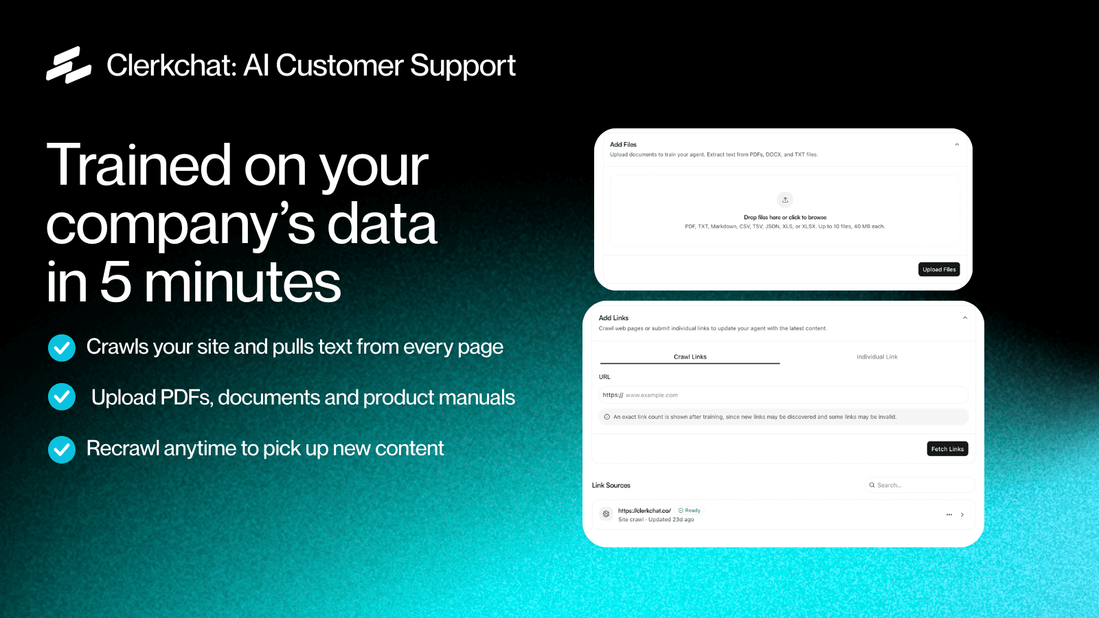 ClerkChat: AI Customer Support Agent image 1