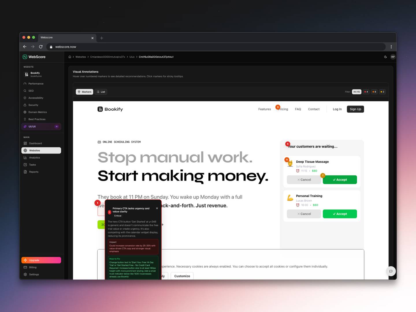 WebScore - Find & Fix Website Issues screenshot 4