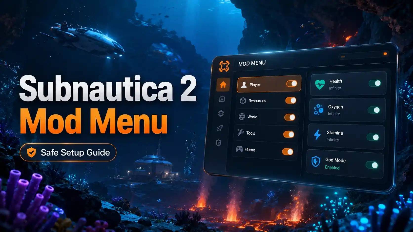 Subnautica 2 God Mod Menu