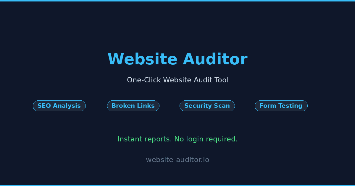 Website Auditor image 1