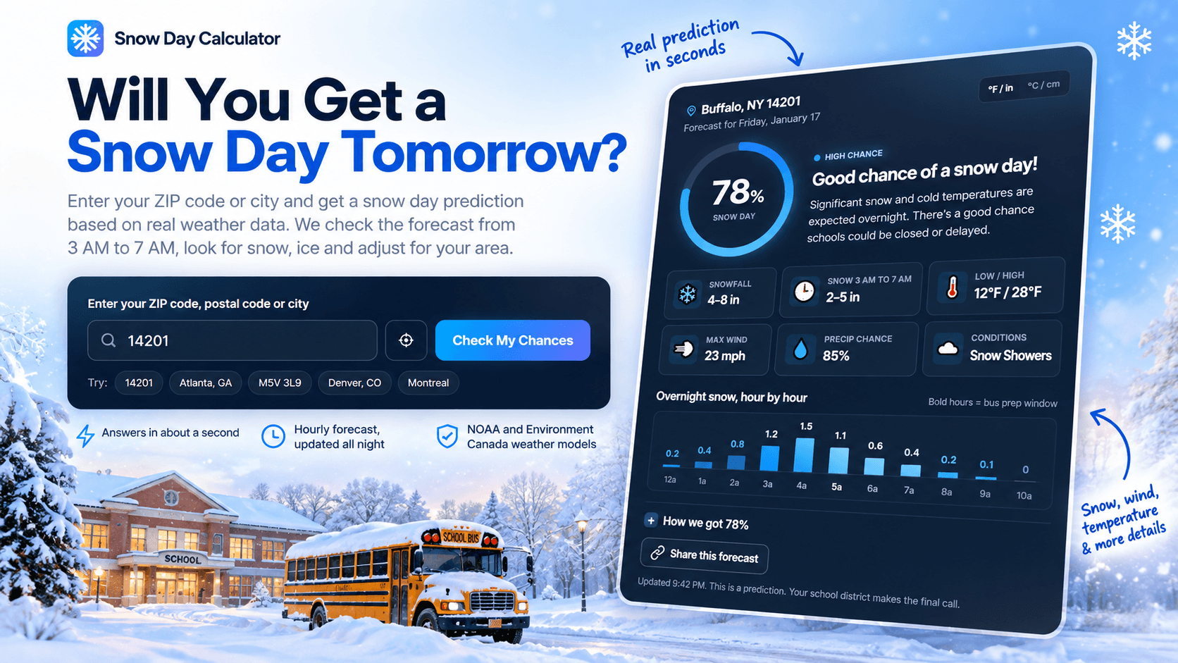 Snow Day Calculator image 1