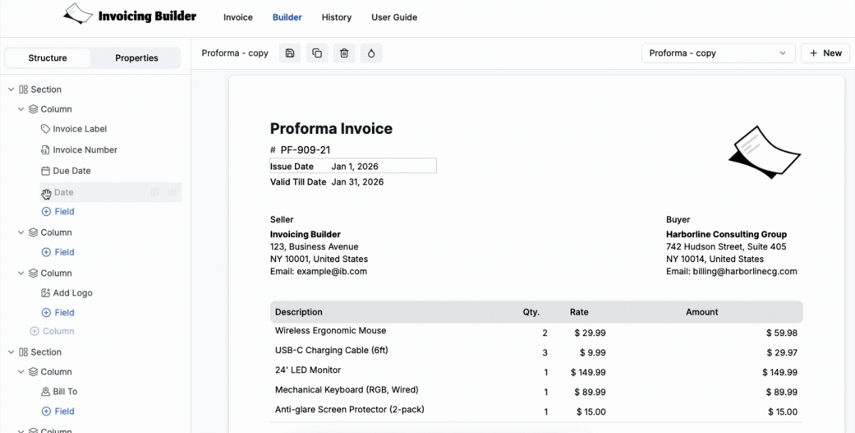 Invoicing Builder image 4
