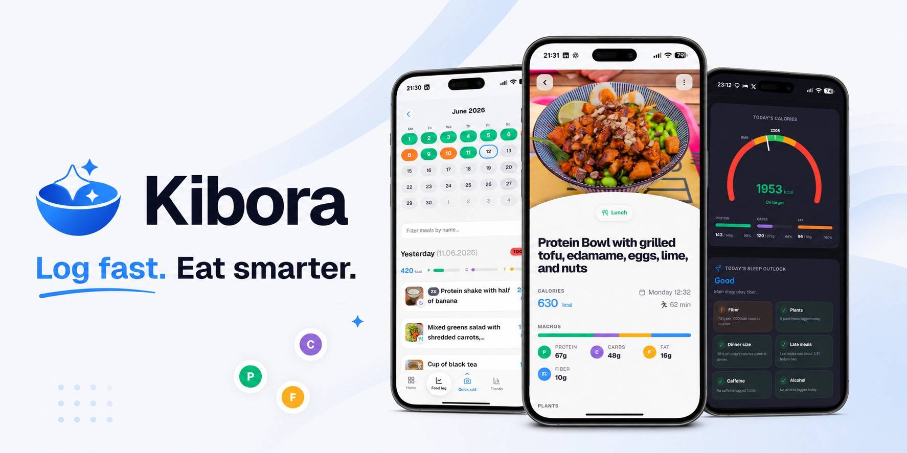 Kibora Calorie tracker that explains food image 2
