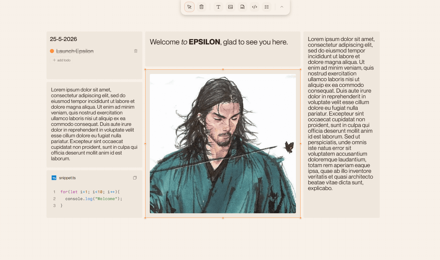 Epsilon | Structured Canvas for Your Ideas image 3