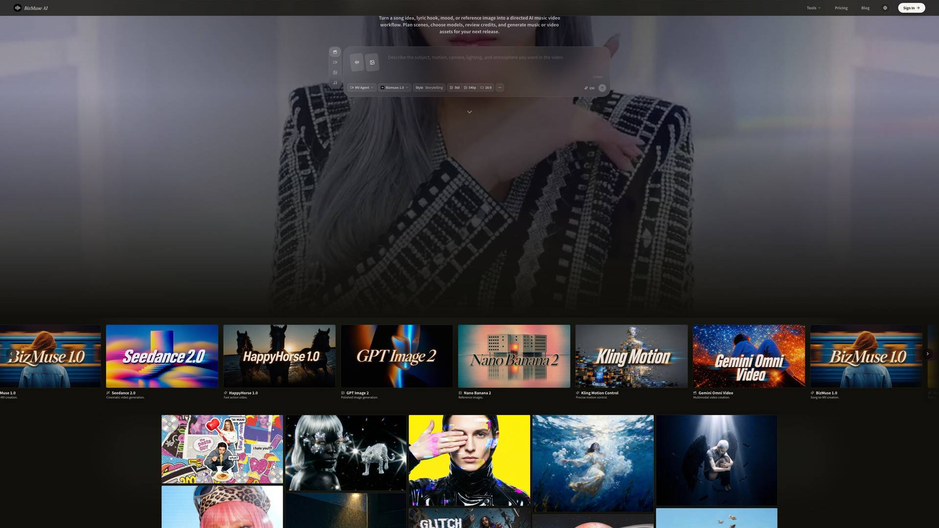 Bizmuse AI MV image 2