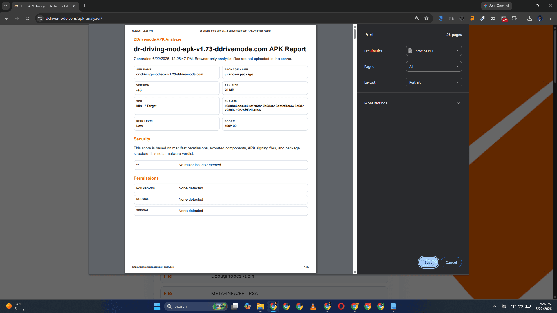 DDriveMode APK Analyzer image 5
