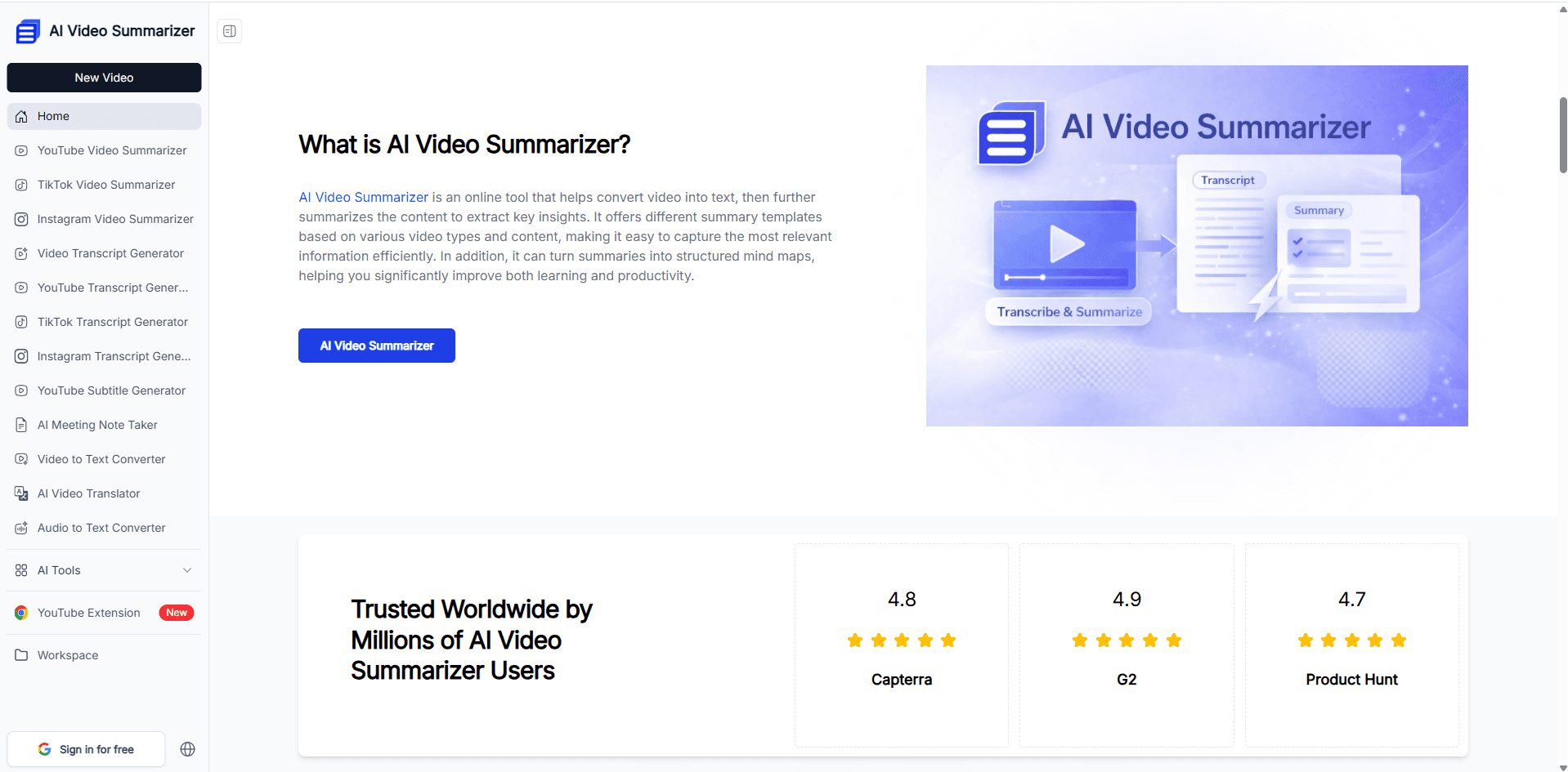 AI Video Summarizer image 4