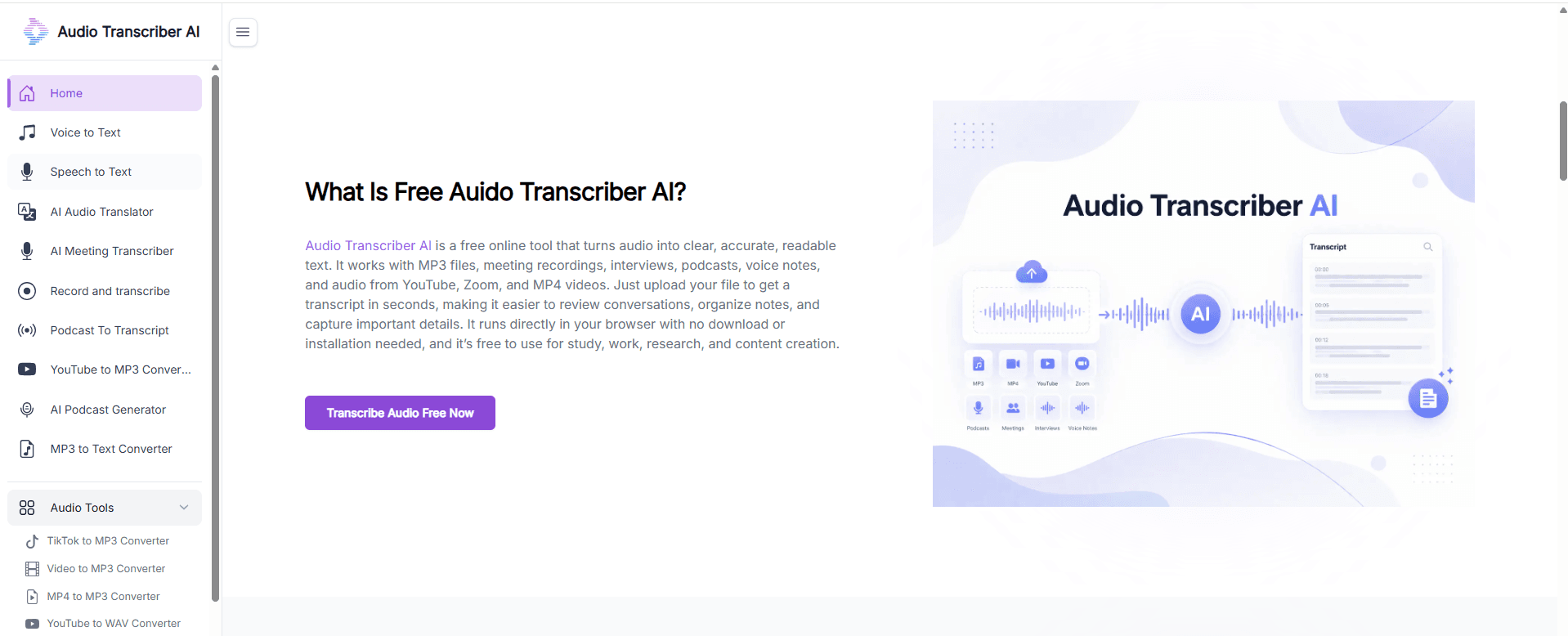 Audio Transcriber AI image 3