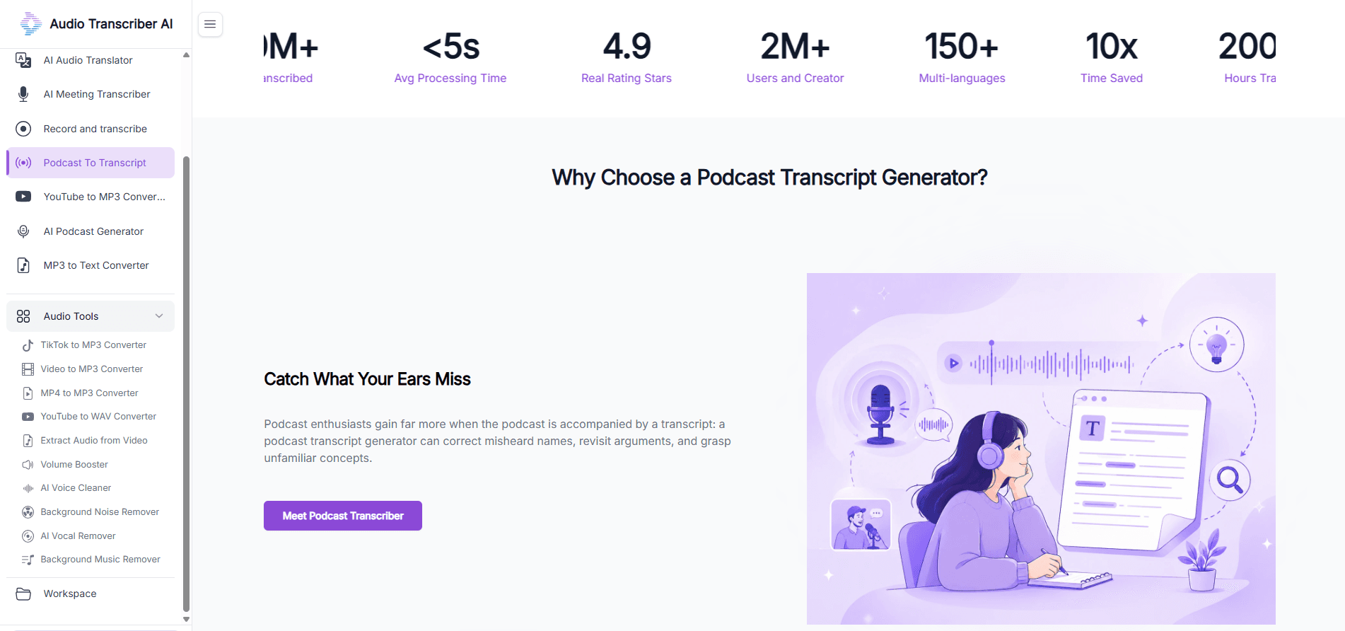 Audio Transcriber AI image 2