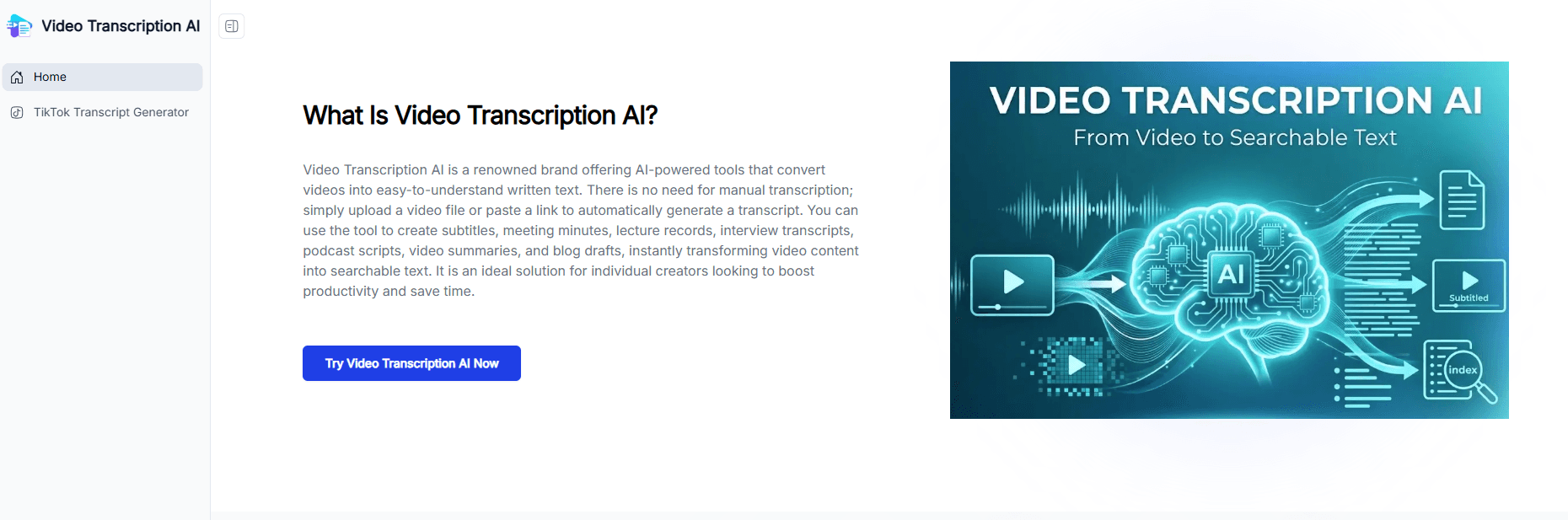 Video Transcription AI image 2