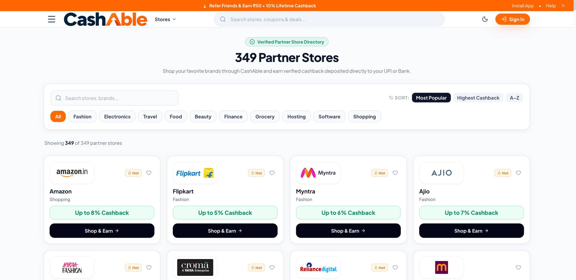 Cashable — Cashback, Coupons & Deals in India image 3