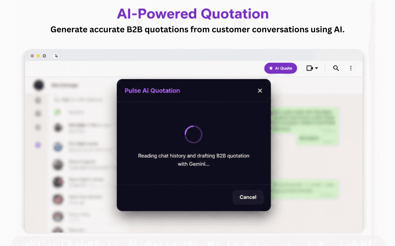 Pulse AI Quotation Generator image 1