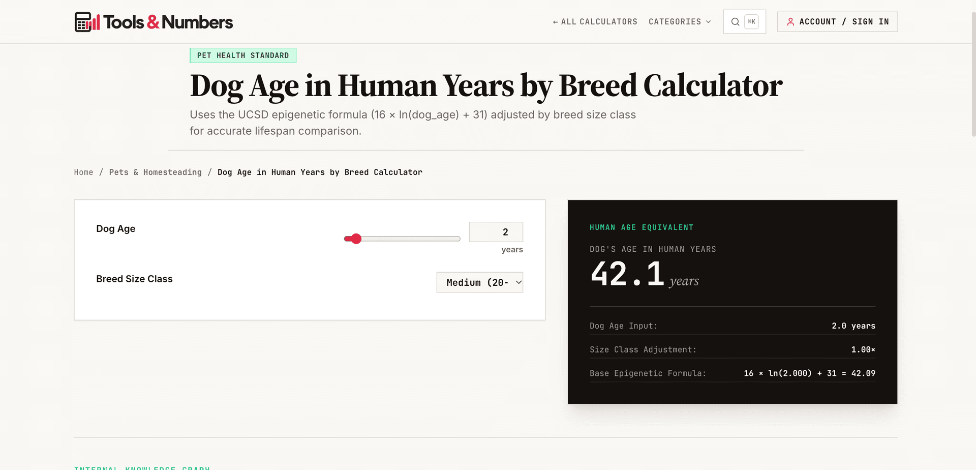 Tools & Numbers — Calculation Tools image 4