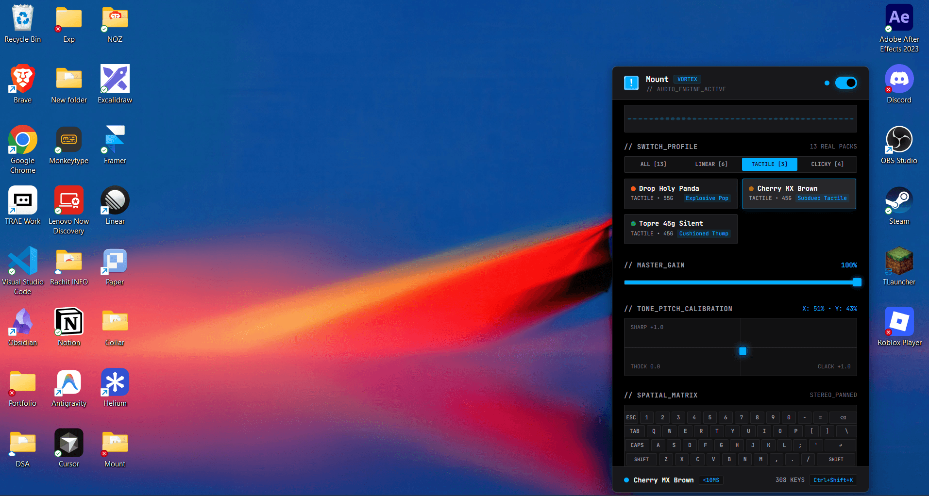 Mount — Mechanical Keyboard Acoustics image 3