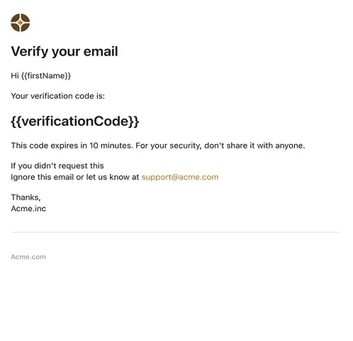 Verify Email