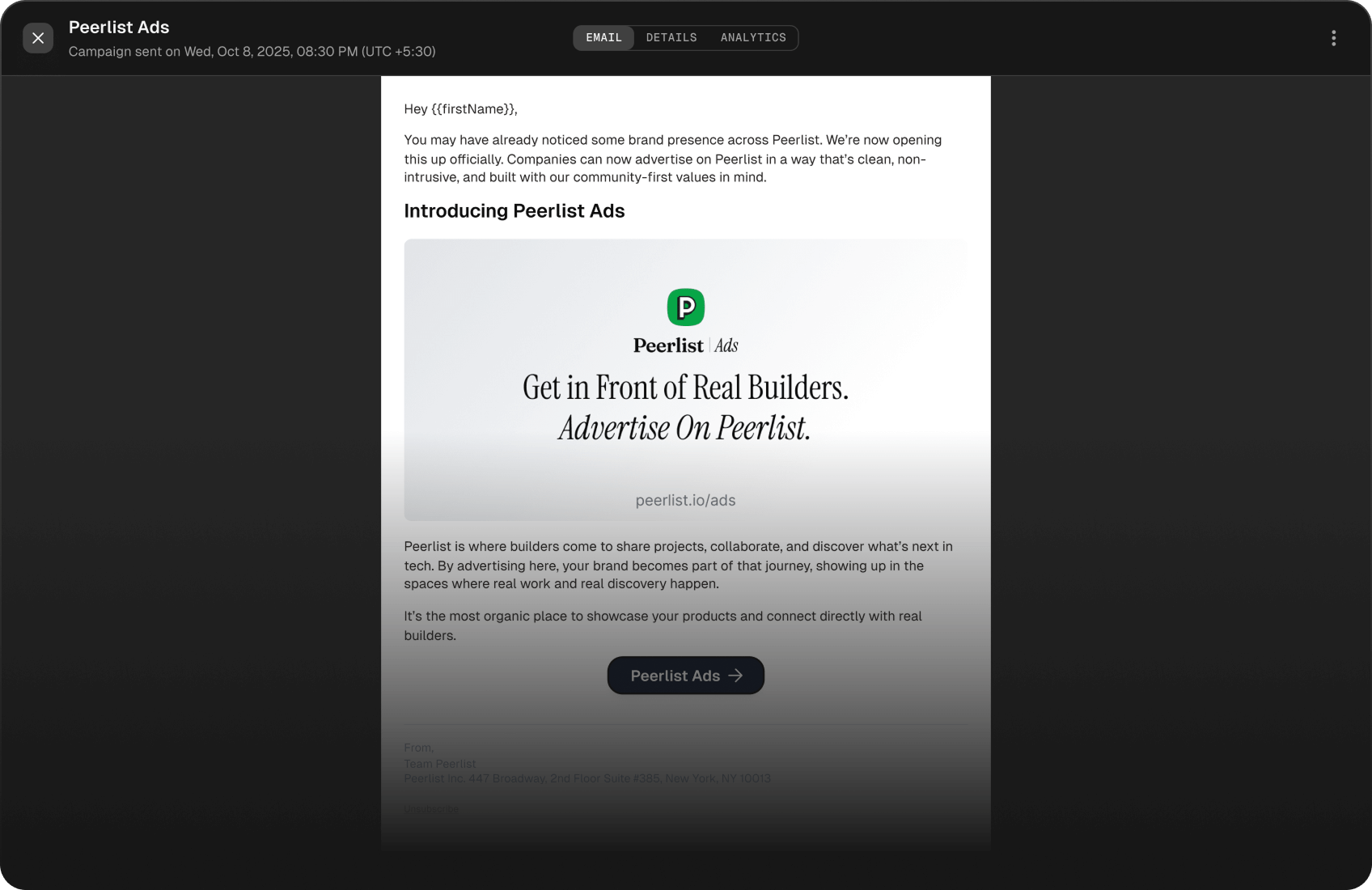 Email marketing without the complexity